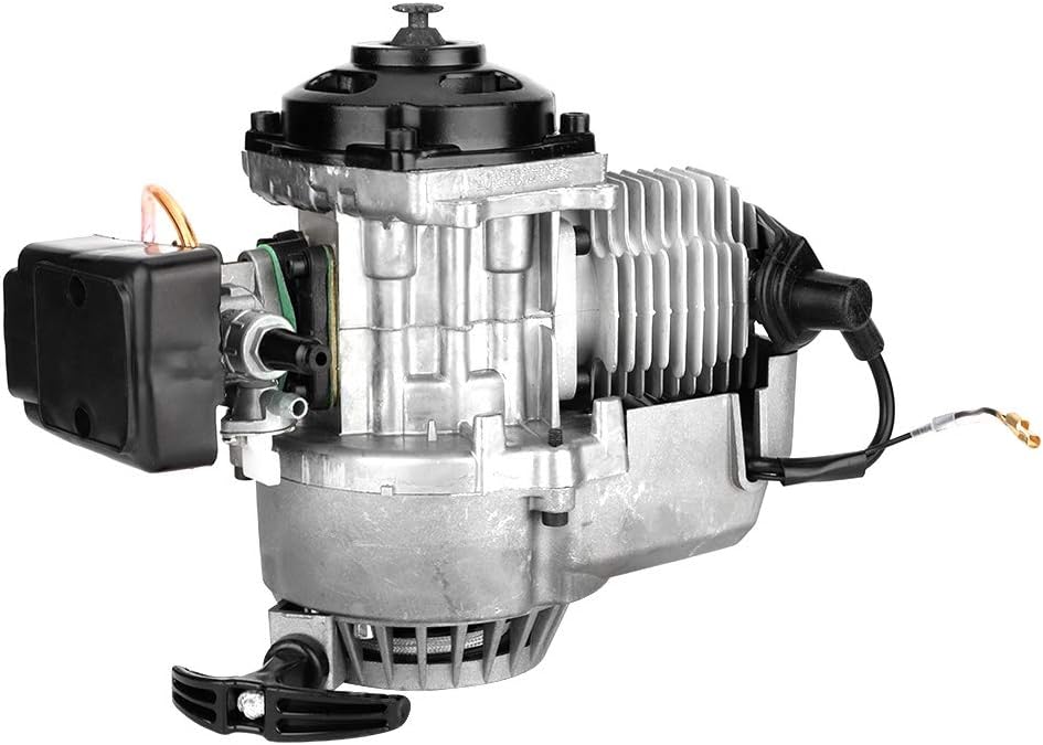 KUIDAMOS Powerful Aluminum 2 Stroke Motor for Mini Pocket Pit Quad Dirt Bike ATV Buggy, Durable Material, Strong Force for Vehicles for Adults, Material: Aluminum Alloy - QUORE