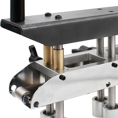 Randrollerbuiger met Drie Stations, voor 0 Tot 90 ° Buigen van Metalen Dakmaterialen, Metalen Buiggereedschap met V-vormige Rol, Handgreep van Aluminiumlegering,Metalen Buigmachine