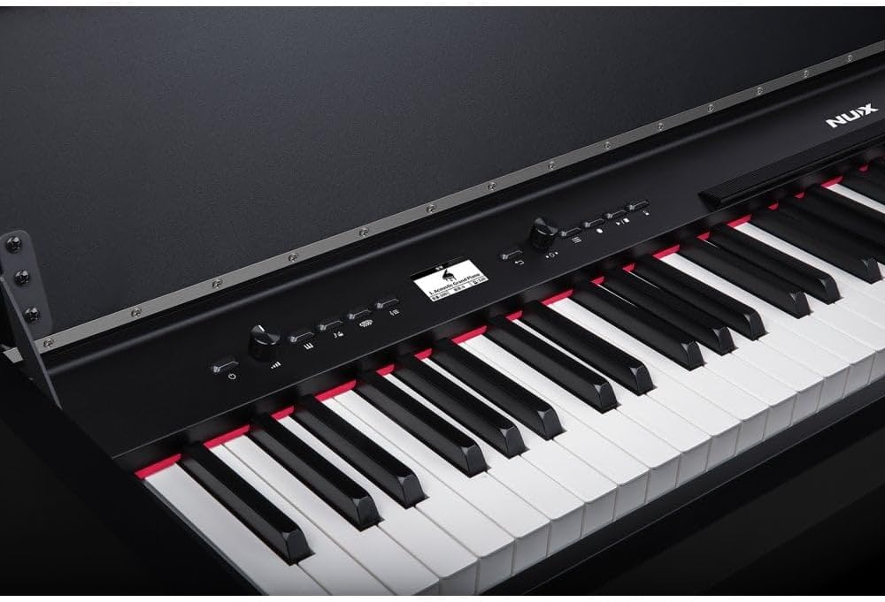 Digitale Staande Piano – Digitale Piano – Elektrische Piano – Rechtopstaande Piano – 88 Volledig Gewogen Hamertoetsen – Bluetooth en USB-Audio/MIDI