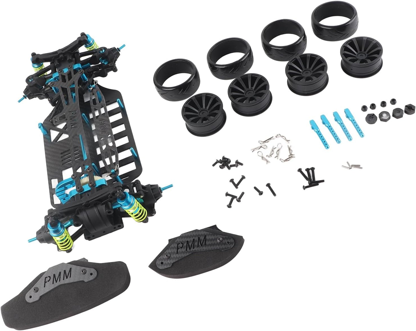 RC Auto Frame – RC Drift Frame – RC Wielbasis – RC Carrosserie – RC Onderstel – Koolstofvezel Chassis – Hoge Duurzaamheid – Krasbestendig