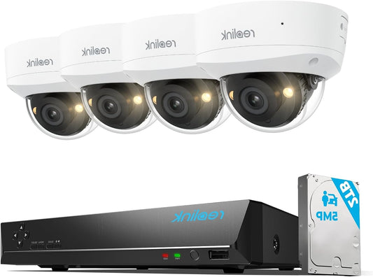 Bewakingscamera – Beveiligingscamera – Camerabewaking – Buitencamera – Draadloze camera – 5MP Quad HD Resolutie – Kleurnachtzicht met Persoon- en Voertuigdetectie