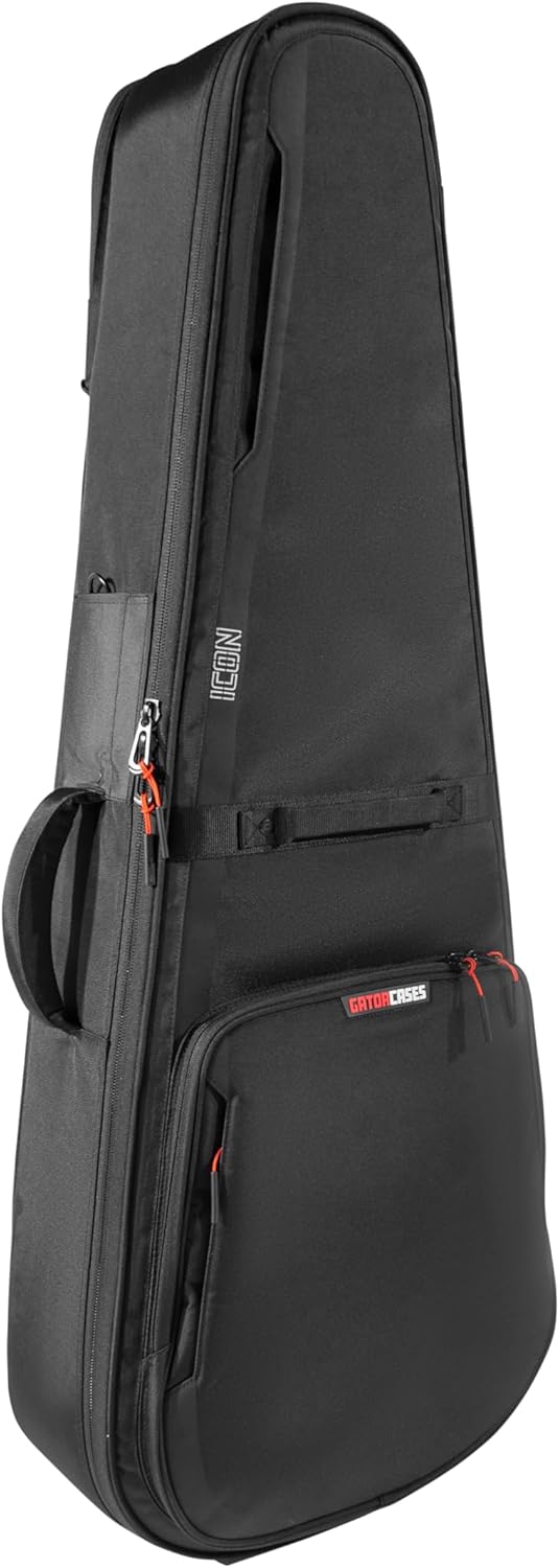 Gator Cases ICON serie Premium weerbestendige gigbag voor akoestische gitaren met TSA bagageslot-vriendelijke ritstrekkers (G-ICONDREAD)