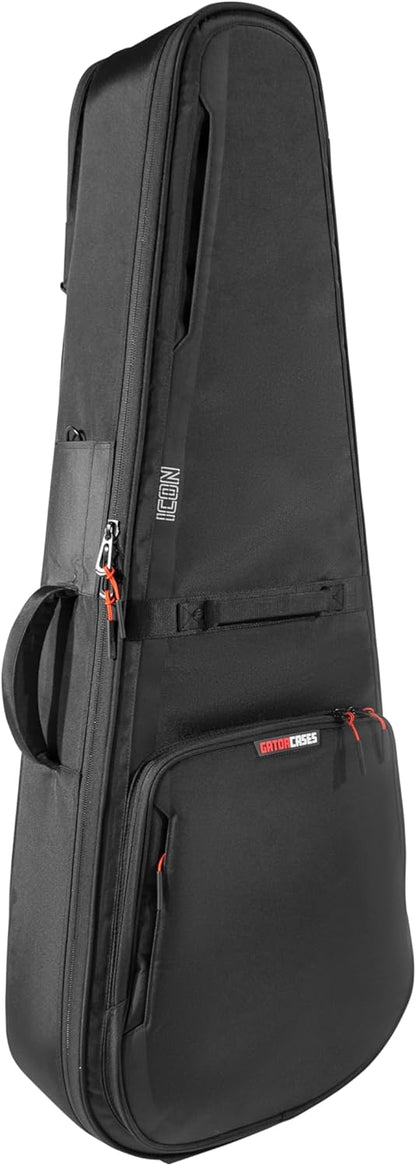 Gator Cases ICON serie Premium weerbestendige gigbag voor akoestische gitaren met TSA bagageslot-vriendelijke ritstrekkers (G-ICONDREAD)
