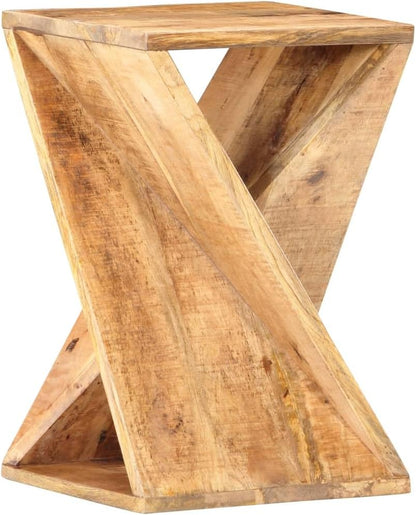 vidaXL Solid Mango Wood Side Table Table Side Table Side Table Side Table Side Furniture Coffee Table Living Room Table Coffee Table Plant Table
