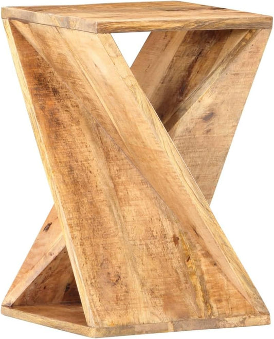 vidaXL Solid Mango Wood Side Table Table Side Table Side Table Side Table Side Furniture Coffee Table Living Room Table Coffee Table Plant Table