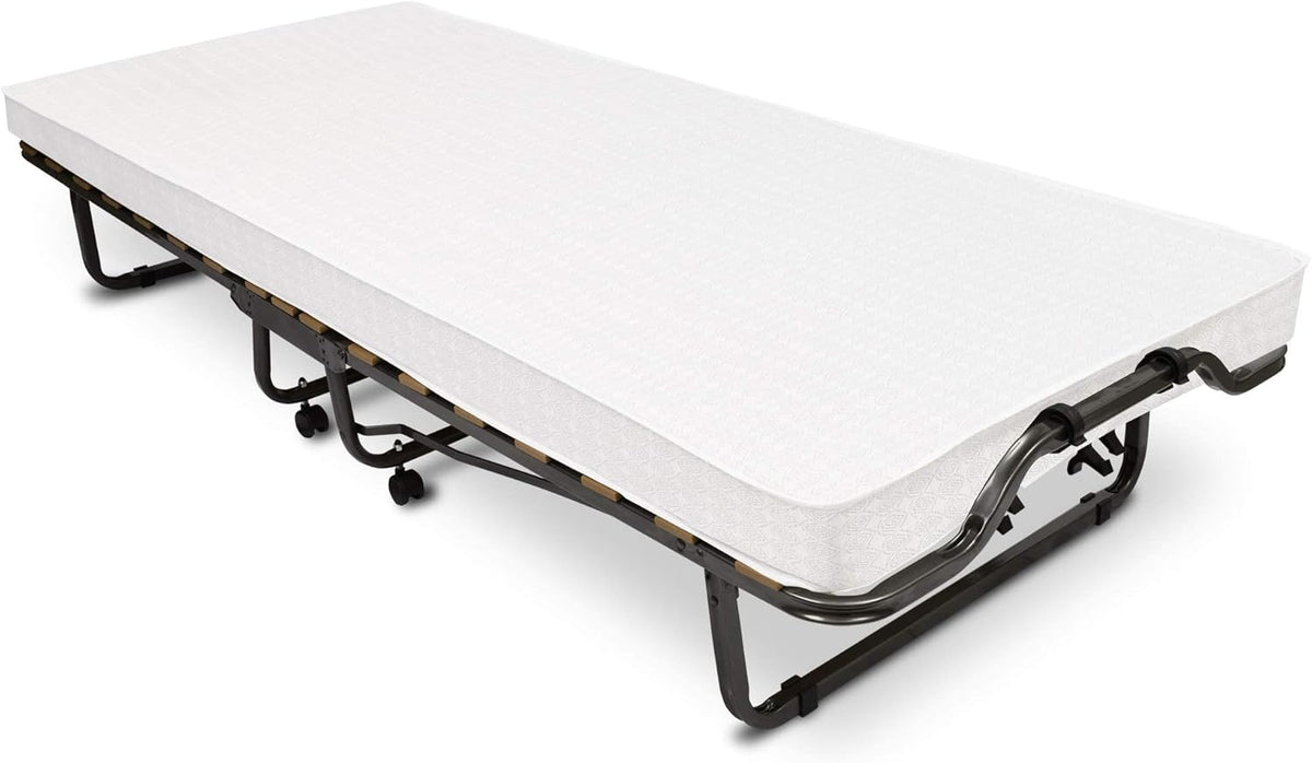 Beautissu vouwbed 80 x 200cm - opvouwbaar logeerbed Venetia incl. stabiele stalen frame, dik matras en beschermhoes