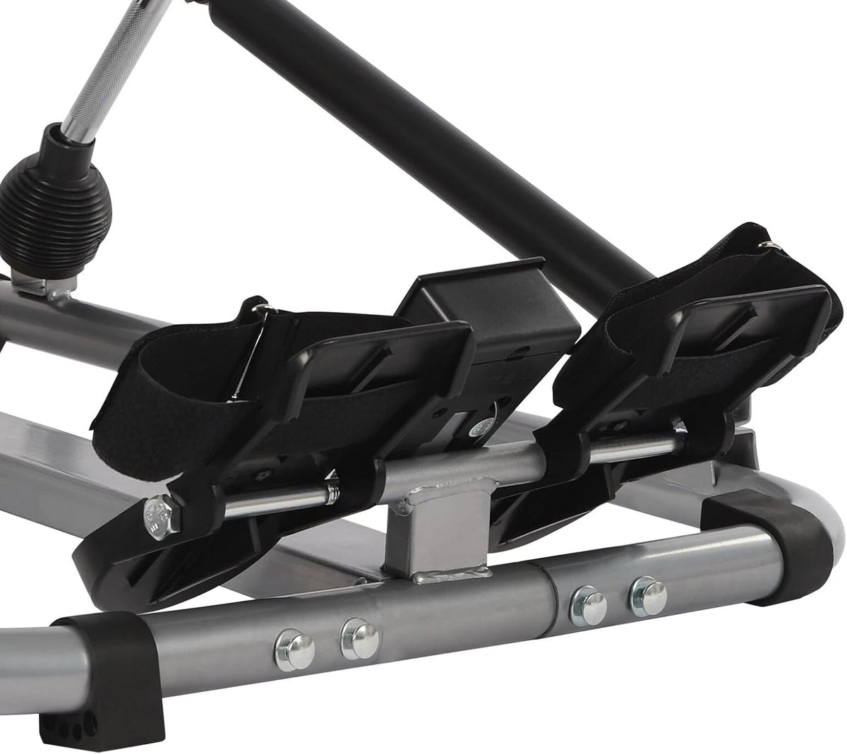 Roeitoestel voor thuis, met lcd-display, dubbele hydraulische stangen, geluidsarm, belastbaarheid 120 kg, voor het trainen van je armen, borst, buik, rug, ledematen en andere spiergroepen - QUORE
