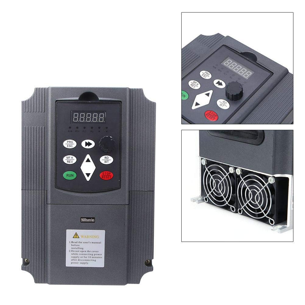 9000-3T-01100G stuurprogramma met variabele frequentie, 11KW 380V AC VFD-omvormer, 3-fase universele mini-frequentieomvormer Ingebouwde PID-controller