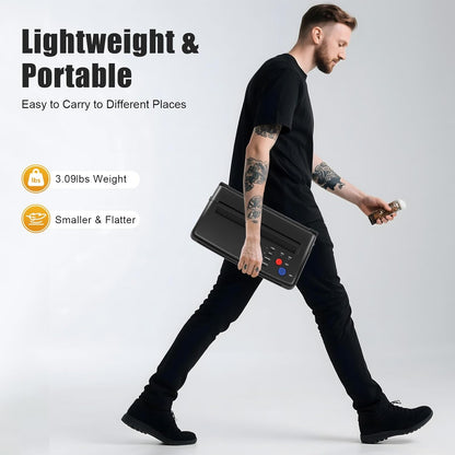 Tattoo Printer – Transferprinter – Thermische Copier – Stencil Maker – Draagbare Mini Printer – Snel En Efficiënt – Geschikt Voor A4 Papier