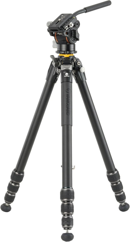 Videostatief – Camerastatief – Driepoot – Tripod – Fotostatief – Aluminium Met Videokop – 168 Cm Hoog – Draagvermogen Tot 8 Kg