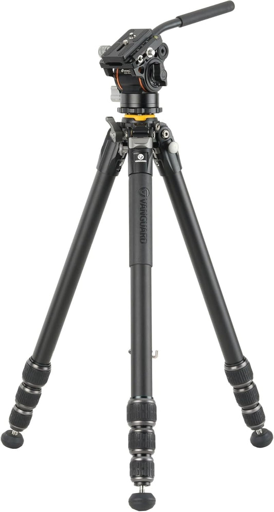 Videostatief – Camerastatief – Driepoot – Tripod – Fotostatief – Aluminium Met Videokop – 168 Cm Hoog – Draagvermogen Tot 8 Kg
