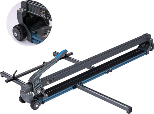 KATSU Tools Professionele handmatige tegelsnijder 48 inch 1200 mm - aluminiumlegering -lasergids - rubberen wielen - gemakkelijk verplaatsen - precisie snijden grote muur vloer porseleinen tegel