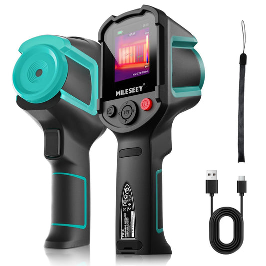 MiLESEEY TR10 thermocamera, super resolutie 192 x 192, professionele warmtebeeldcamera, updatefrequentie 25 Hz, warmtecamera van -4 °F tot 1022 °F, batterijduur van 8 uur