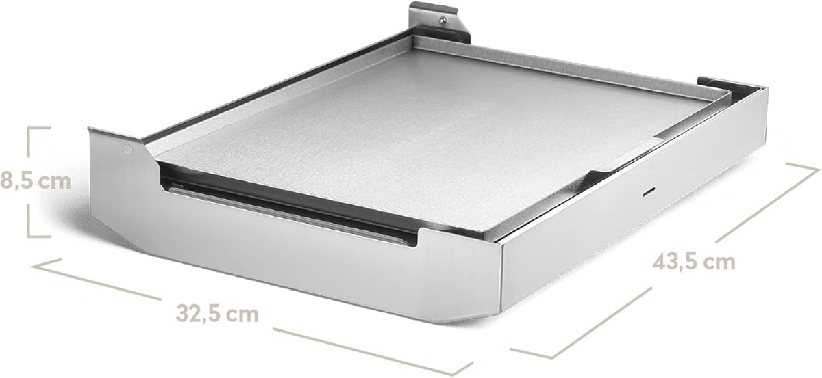 Campinggrill 2-pits BURNHARD® 6,4 kW, FitnFire™-systeem, roestvrij staal, 500°C, compact, lichtgewicht, incl. multitool, draagtas – JONES opvouwbare grill