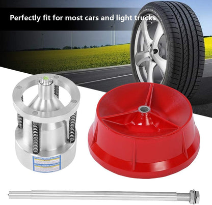 Tbest Professionele bandenbalancer,Staal & Plastic auto vrachtwagen draagbare hubs wiel bandenbalancer bubble niveau zware velg