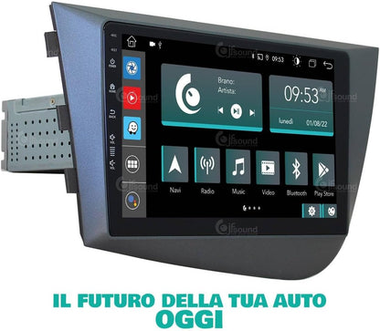Autoradio Seat Leon 2005-2012 – Navigatiesysteem – Multimedia Speler – Bluetooth Radio – Touchscreen Autoradio – 9-inch HD Scherm – Android Auto & CarPlay Support