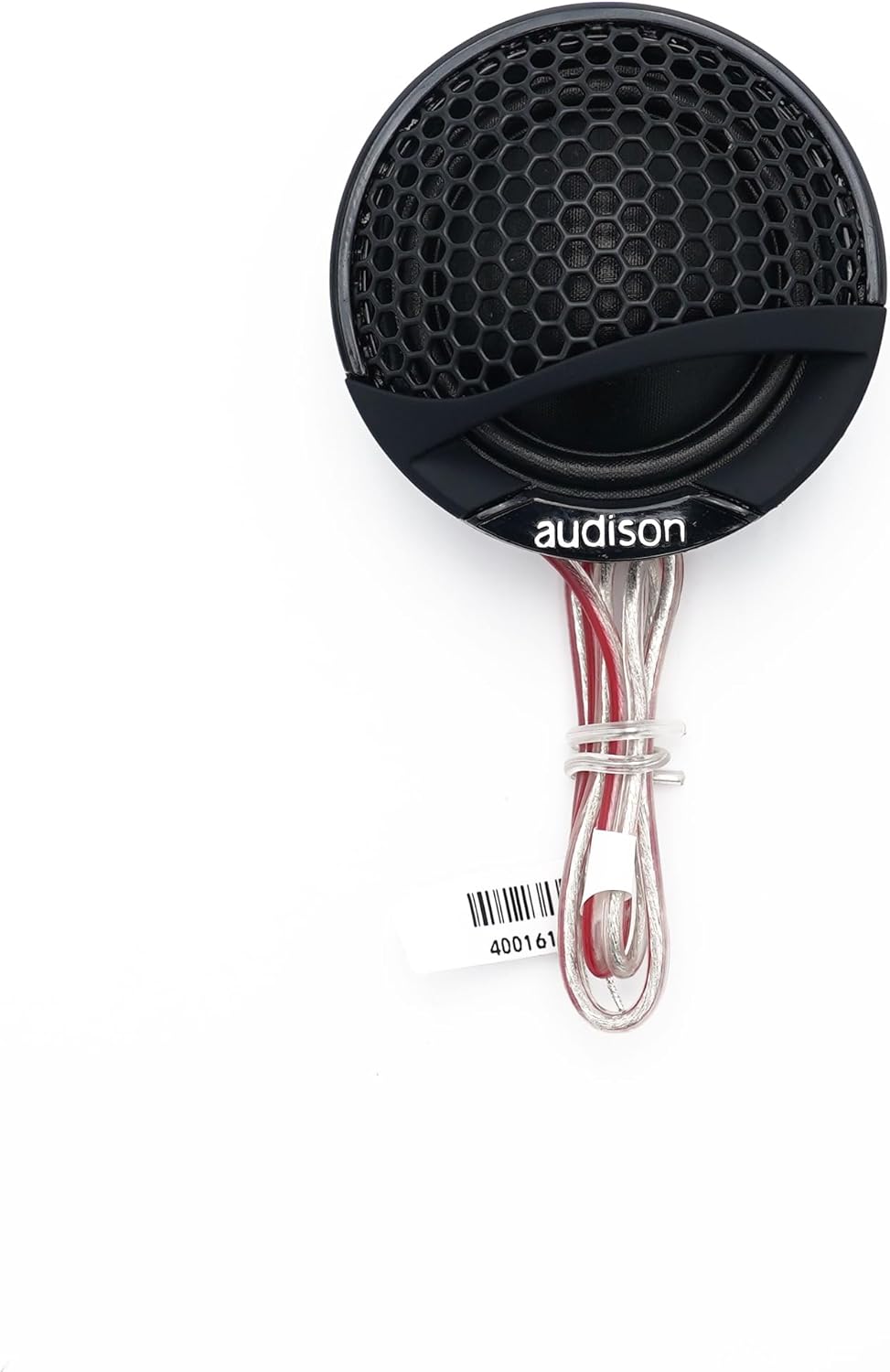 Audison AV 1.1 auto-audiotweeter, 28 mm Tetolon-dome met neodymiummagneet, 180W vermogen, 4 Ohm impedantie, 22 kHz frequentiebereik, geschikt voor auto-installatie