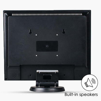 JaiHo Monitor 12 inch LCD-scherm 4:3 800x600 Beveiligingsscherm Monitor met HDMI VGA BNC AV, Mini HDMI-scherm voor Video Securite Camera Systeem PC Raspberry Pi Computer