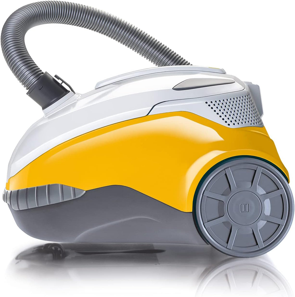 THOMAS 786527 Bagless Vacuum Cleaner, Plastic, White/Yellow, 46.8 x 31.8 x 29.5 cm