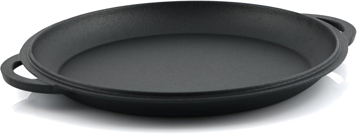 BBQ-Toro cast iron kazan with kazan stove Ø 35 cm | cast iron pan with lid 12.1 l | goulash kettle, fire kettle, outdoor stove - QUORE