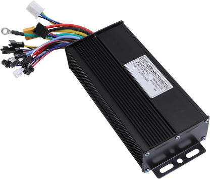 Chiciris Electric Controller Kit, 36V 48V 52V 1500W 2000W Sinusgolven Controller LCD -display met Achtergrondverlichting voor Hall en Non Hall Brushless Motors