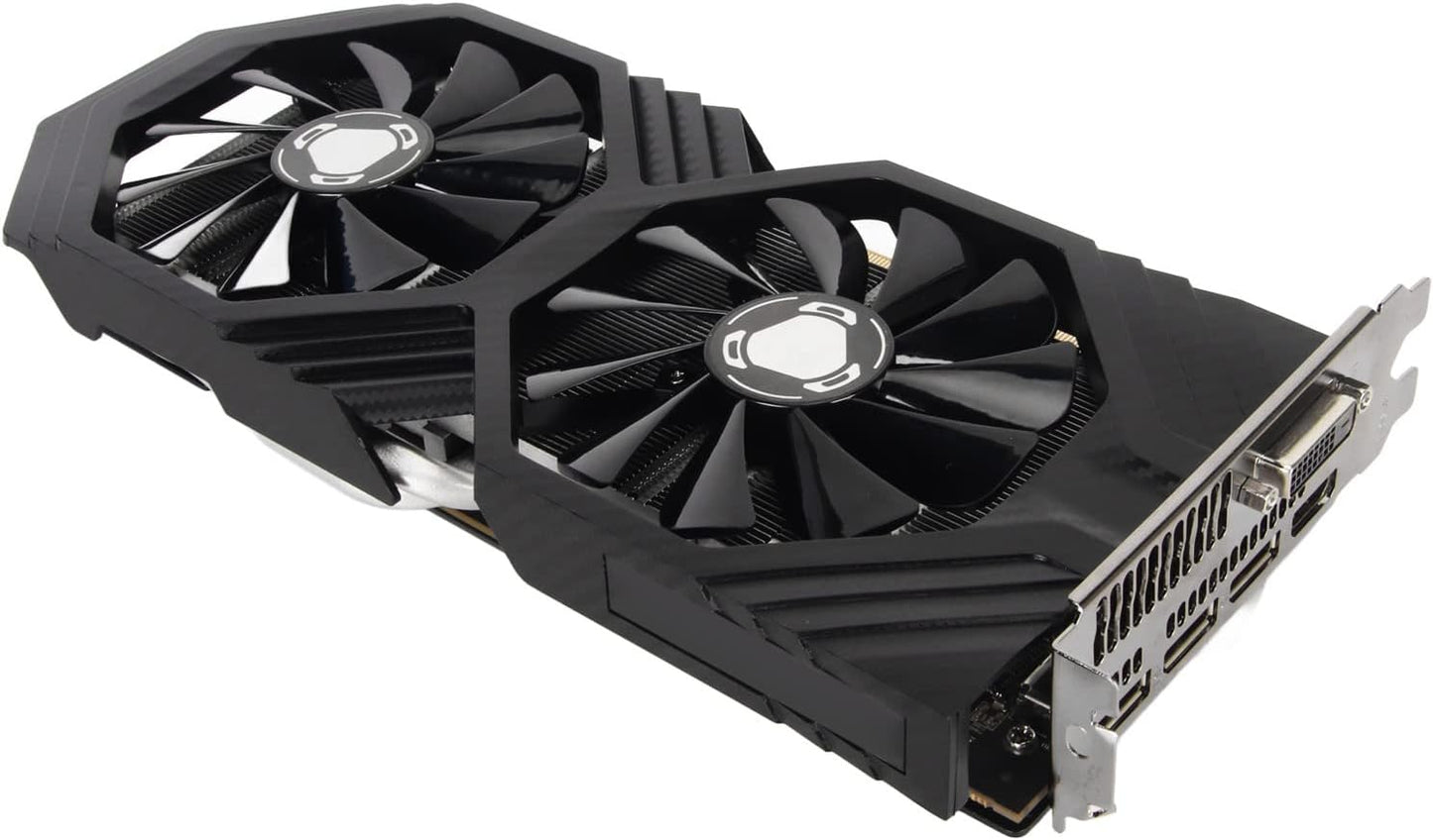 RX 590 Gaming Grafische Kaart - 8GB GDDR5, 8000 MHz, PCI Express 3.0 X16, 256 Bit, 3 X DP, 1 X HDMI, 1 X DVI, 8 Pin, Gaming Videokaart voor Computer PC