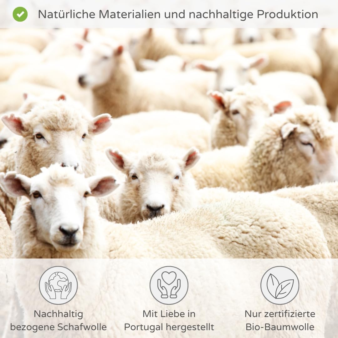 Premium Wol Deken – Zachte en Warme Swisswool, Perfect voor 4 Seizoenen