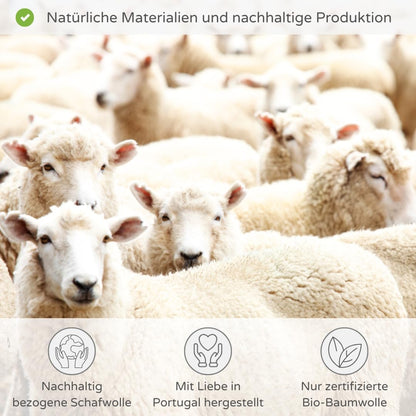 Premium Wol Deken – Zachte en Warme Swisswool, Perfect voor 4 Seizoenen