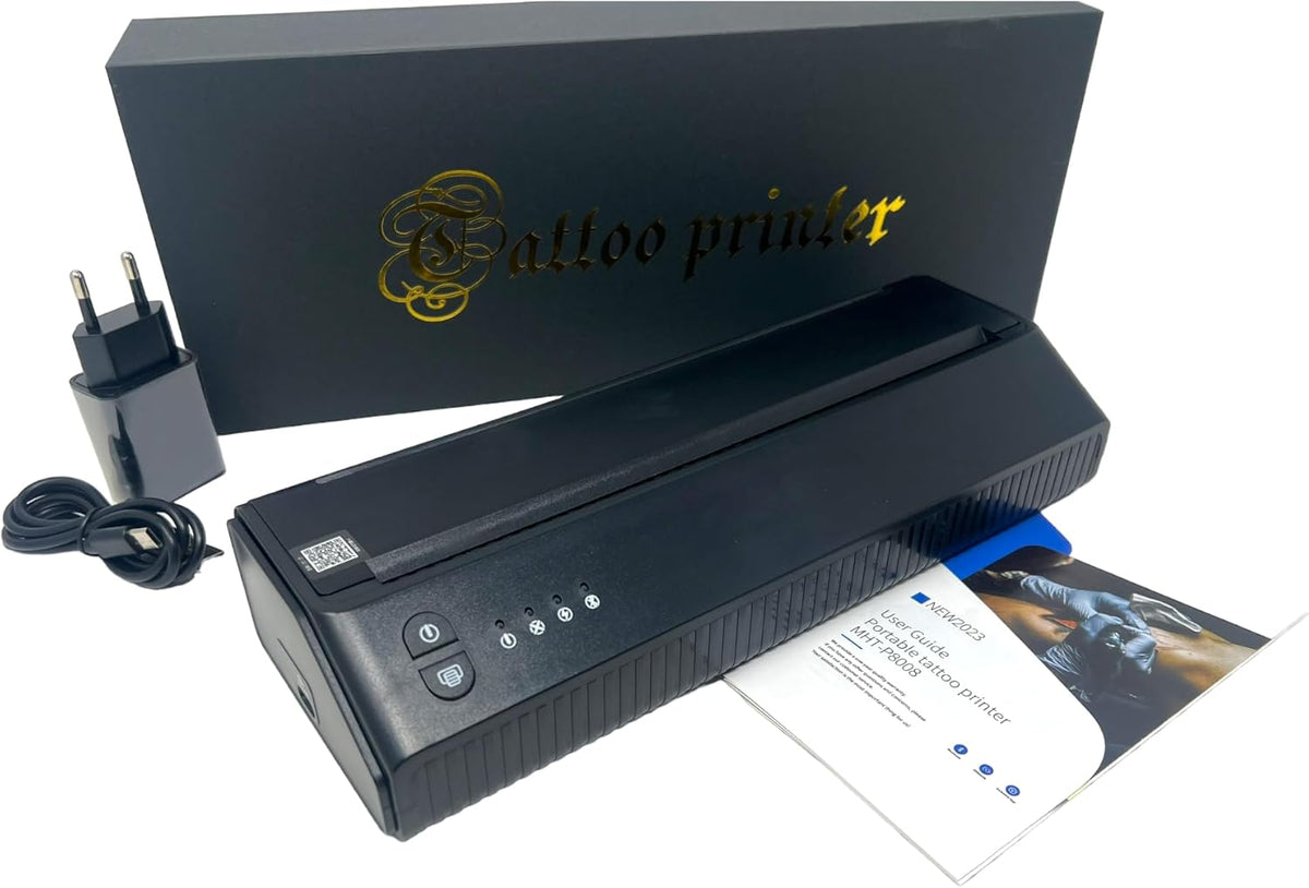 Thermo-printer Tattoo – Draadloze Printer – Tattoo Stencil Printer – Mini Transfer Printer – Tattoo Transfer Machine – Draadloos Met Oplaadbare Batterij – Compact En Lichtgewicht
