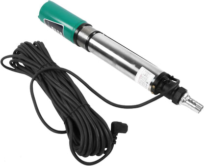 Deep Well Pomp, 48/60V DC 380W Solar Dompelpompen, Solar Bore Well Pompen met 20M Draad, Flow 5 M3/H voor Visvijvers