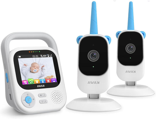 Babyfoon – Baby Monitor – Baby Camera – Kinderkamer Camera – Video Baby Monitor – 2K Beeldkwaliteit – 5050mAh Batterijduur
