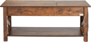 Koffietafel - Table - Coffe table - Living Room Table - Lift Top salontafel - tafel met extra opbergruimte - omklapbare salontafel voor de woonkamer - 47.5in - Bruin - 57.76lbs
