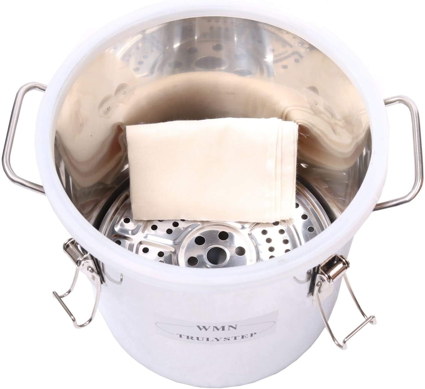 Fayelong DIY 2 Gal 10 Liter Home Distiller Moonshine Alcohol Still Stainless Water Heater Copper Thumper Keg - QUORE