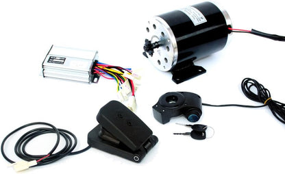 36V48V 1000W UNITEMOTOR Geborstelde Motor MY1020 met Controller en Throttle Motorfiets MX500 Opgewaardeerde Motor Kit