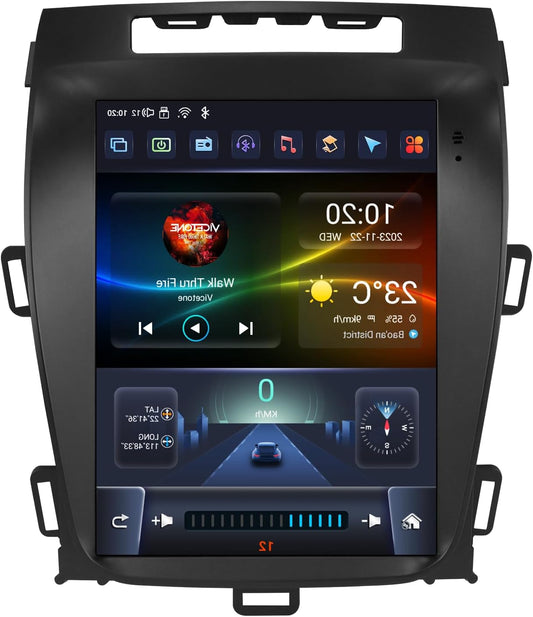 Android 13 Car Radio 9.7 Inch Touch Screen 8-core 4GB + 32GB for Opel Zafira C/Vauxhall Zafira C 2010-2016 WiFi Wireless Android Car & Wireless Carplay Bluetooth WiFi 4G GPS RDS AM/FM - QUORE