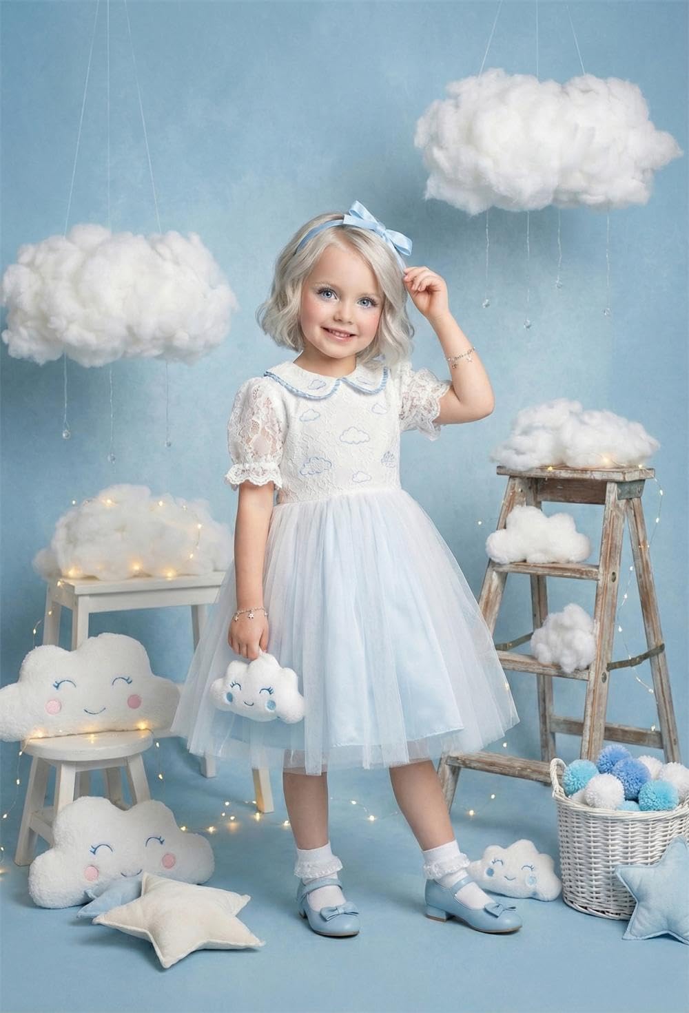 Fotografieachtergrond Blauw Water Textuur – Fotoachtergrond – Fotodoek – Backdrop – Achtergronddoek – 3 x 3 meter – Zachte microvezel, naadloos en niet-reflecterend