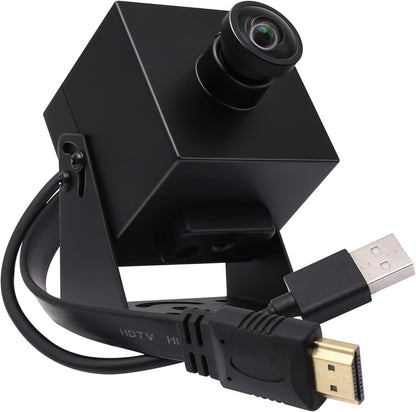 SVPRO 4K Webcam USB HDMI Dual Output voor Computer/Monitor/Projecter/TV, Groothoek USB Camera Vervormingsvrije Streaming Webcam H.265 H.264 USB Beveiligingscamera CCTV Camera 8MP