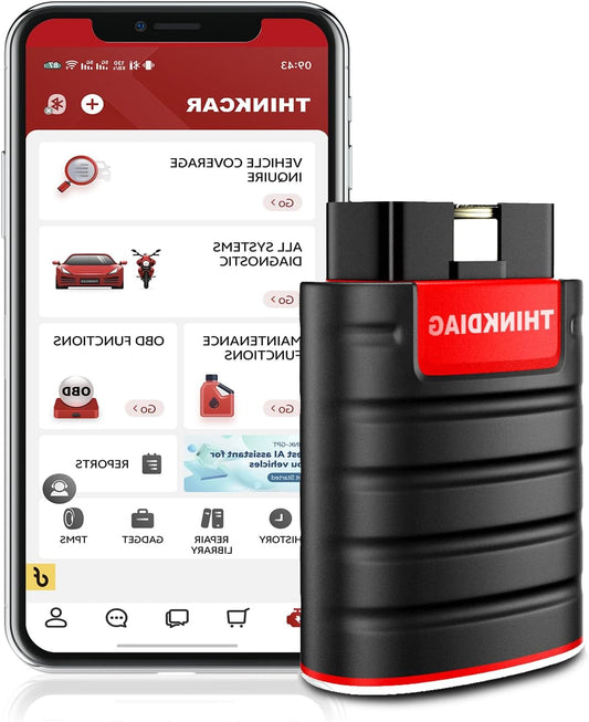 OBD2 Diagnosetool – Autodiagnose Scanner – Foutcode Lezer – Bluetooth Adapter – Diagnoseapparaat – 16 Resetfuncties – Actieve Test & ECU Codering - QUORE