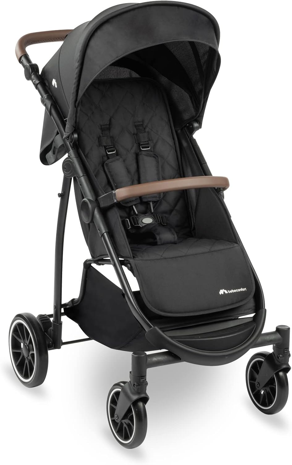 Bebeconfort Ingenious, Kinderwagen vanaf de geboorte, Compacte kinderwagen, Kinderwagen met vlakke ligstand, Vanaf de geboorte tot circa 4 jaar, Tot 22 kg, Major Black