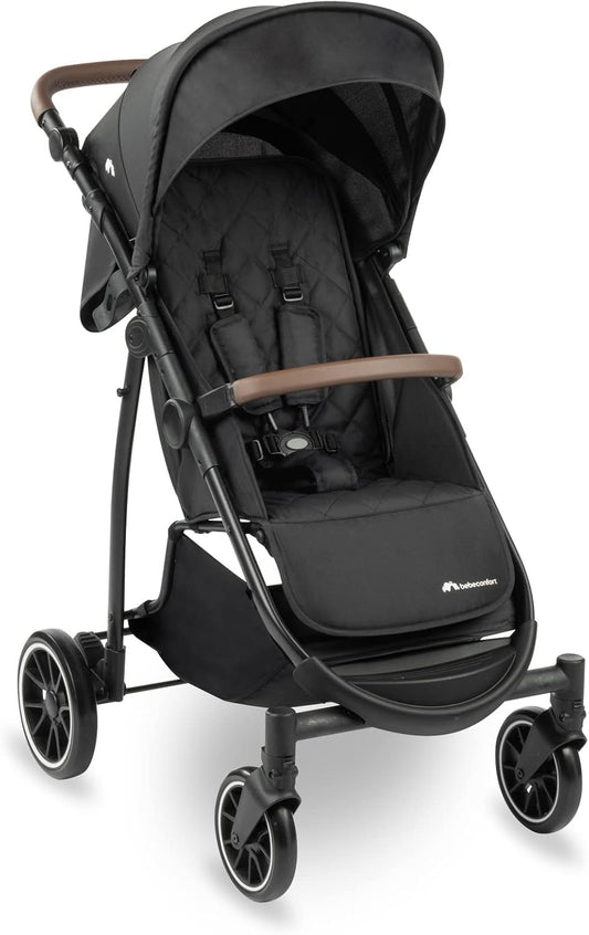 Bebeconfort Ingenious, Kinderwagen vanaf de geboorte, Compacte kinderwagen, Kinderwagen met vlakke ligstand, Vanaf de geboorte tot circa 4 jaar, Tot 22 kg, Major Black
