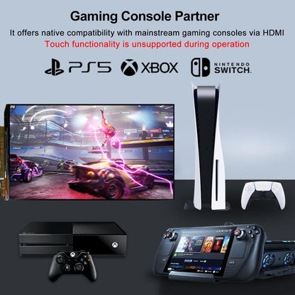 Amoled-display, 7 inch FHD 90 Hz, hoge vernieuwingsfrequentie, 850 nits, hoge helderheid, IPS-touchpaneel voor Raspberry Pi 5/4 laptopcamera, switch, PS4/5, gaming-display, doe-het-zelfscherm