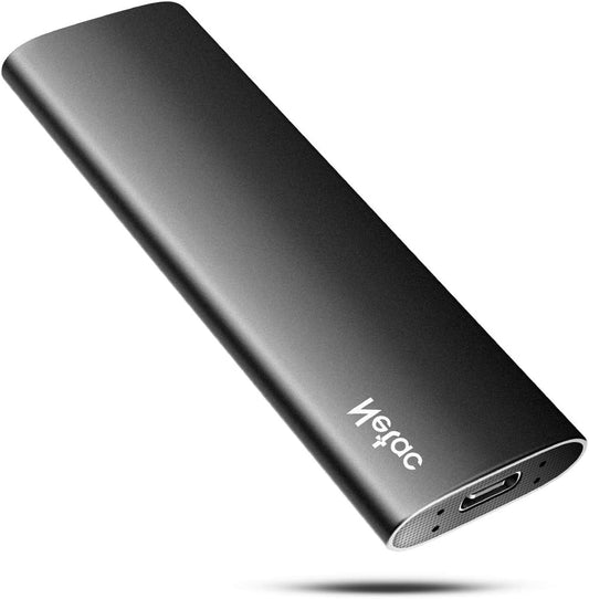Netac ZSLIM 2TB USB 3.1 (10Gbps, Type-C) External Solid State Drive (Portable SSD) Black - QUORE