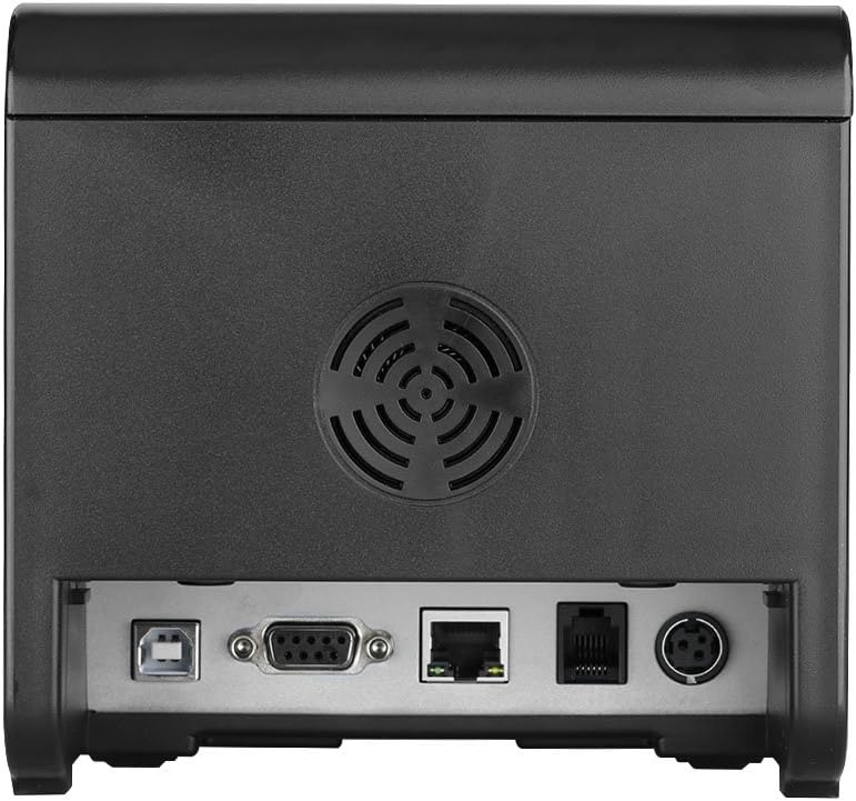 EXCELVAN HOP-H801 thermoprinter, USB-interface, 80 mm, 300 mm/sec, compatibel met Androod, iOS, Windows en Linux, zwart