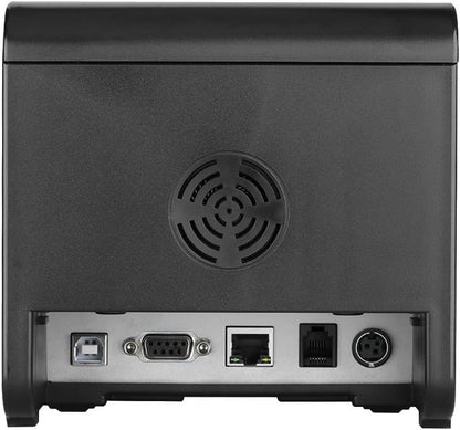 EXCELVAN HOP-H801 thermoprinter, USB-interface, 80 mm, 300 mm/sec, compatibel met Androod, iOS, Windows en Linux, zwart