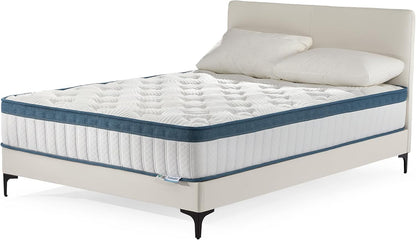 Tribesigns Mattress, 90 x 200 cm, Pocket Spring Mattress Hardness H2, Height 25 cm, Oeko-Tex and CertiPUR CertiPUR Certified, Washable Microfibre Cover, Spring Mattress with Memory Foam