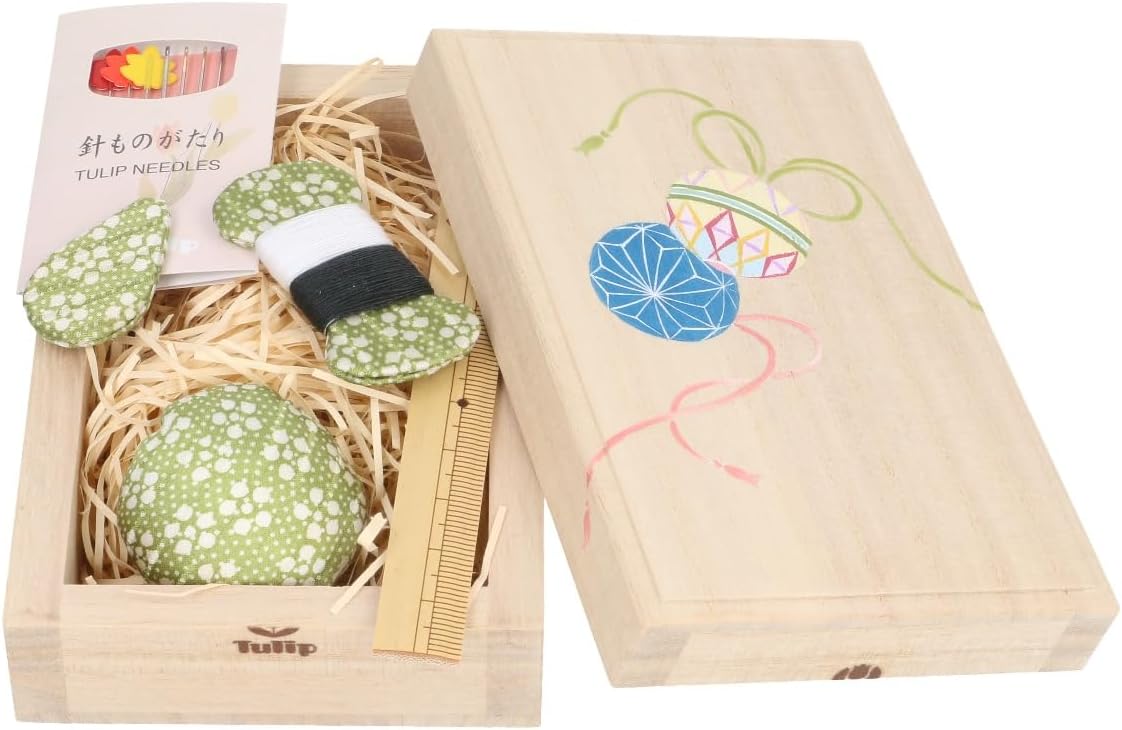 Tulip Sakura wooden sewing box 7.8 x 12.2 cm single piece