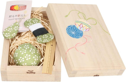 Tulip Sakura wooden sewing box 7.8 x 12.2 cm single piece
