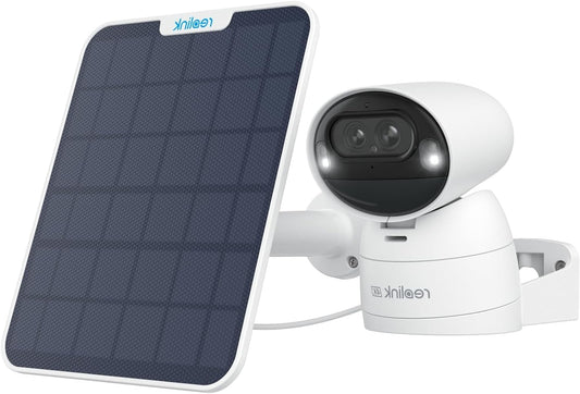 4K PTZ Beveiligingscamera Buiten – Wifi Camera Draadloos – Surveillance Camera – Bewegingsvolgende Camera – Batterijcamera – 6X Hybrid Zoom – Kleur Nachtzicht 30m