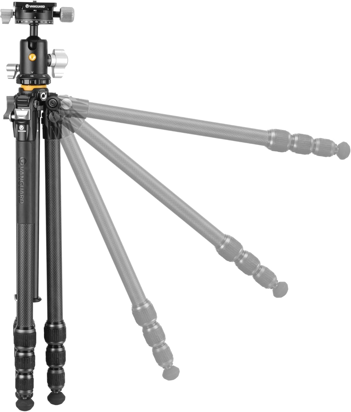 VEO 5 264CB160S - carbonstatief, kogelkop met dubbele assysteem - draagvermogen 15 kg