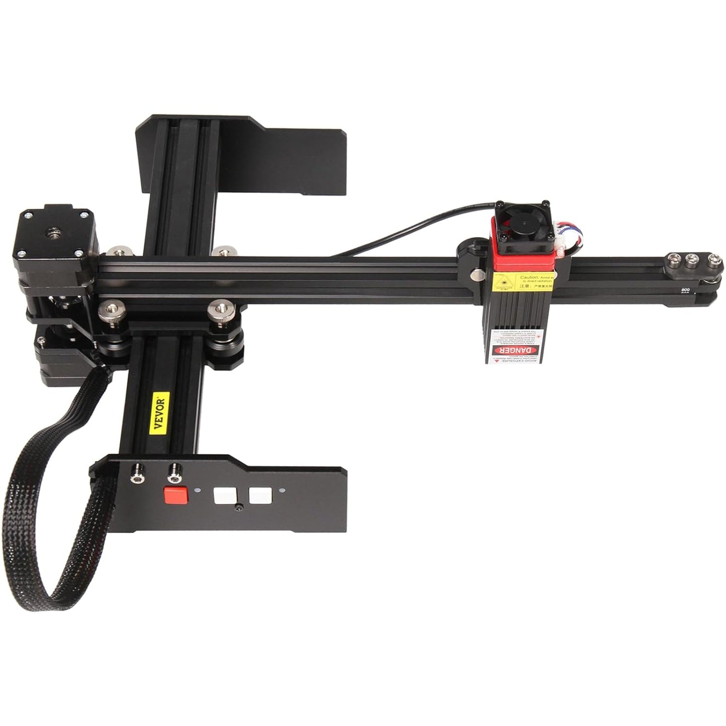Lasergraveermachine – Graveerapparaat – Graveermachine – Lasergraveur – Snijmachine – Groot Werkbereik 270 X 440 Mm – 4,5 W Laser, 0,05 Mm Precisie